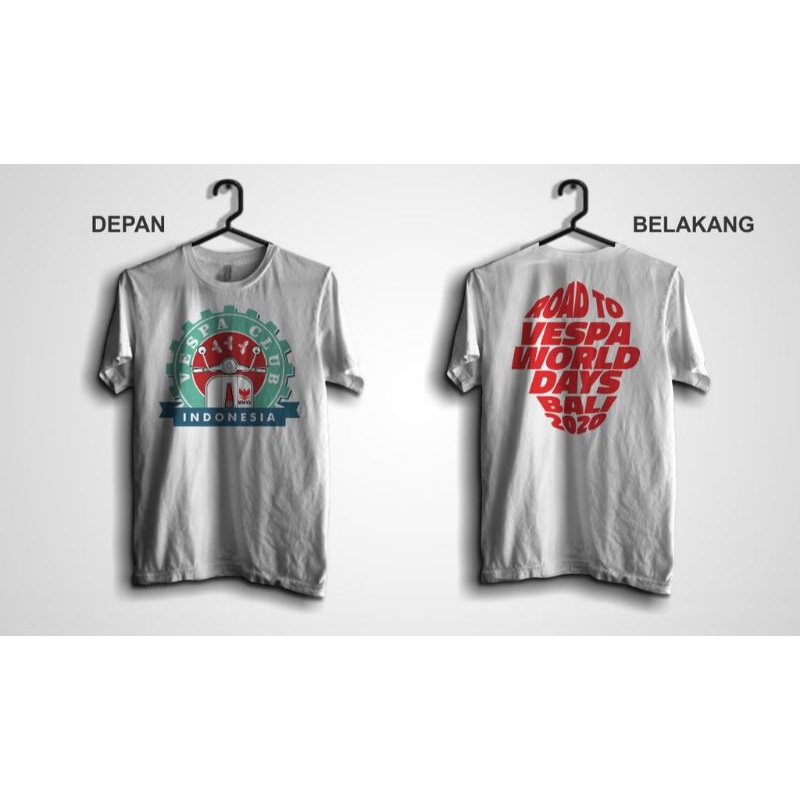 kaos Vespa world days bali 2022