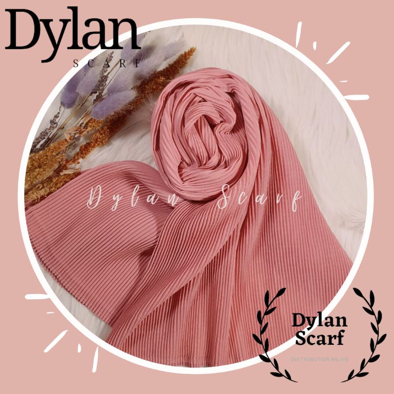 Jilbab Pashmina Plisket Ceruty Babydoll Premium Import-Baby Pink