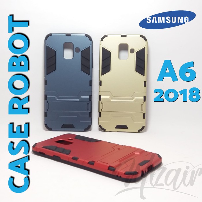 Case Robot Rugged Armor Samsung Galaxy A6 2018 / Cover Rubber Casing