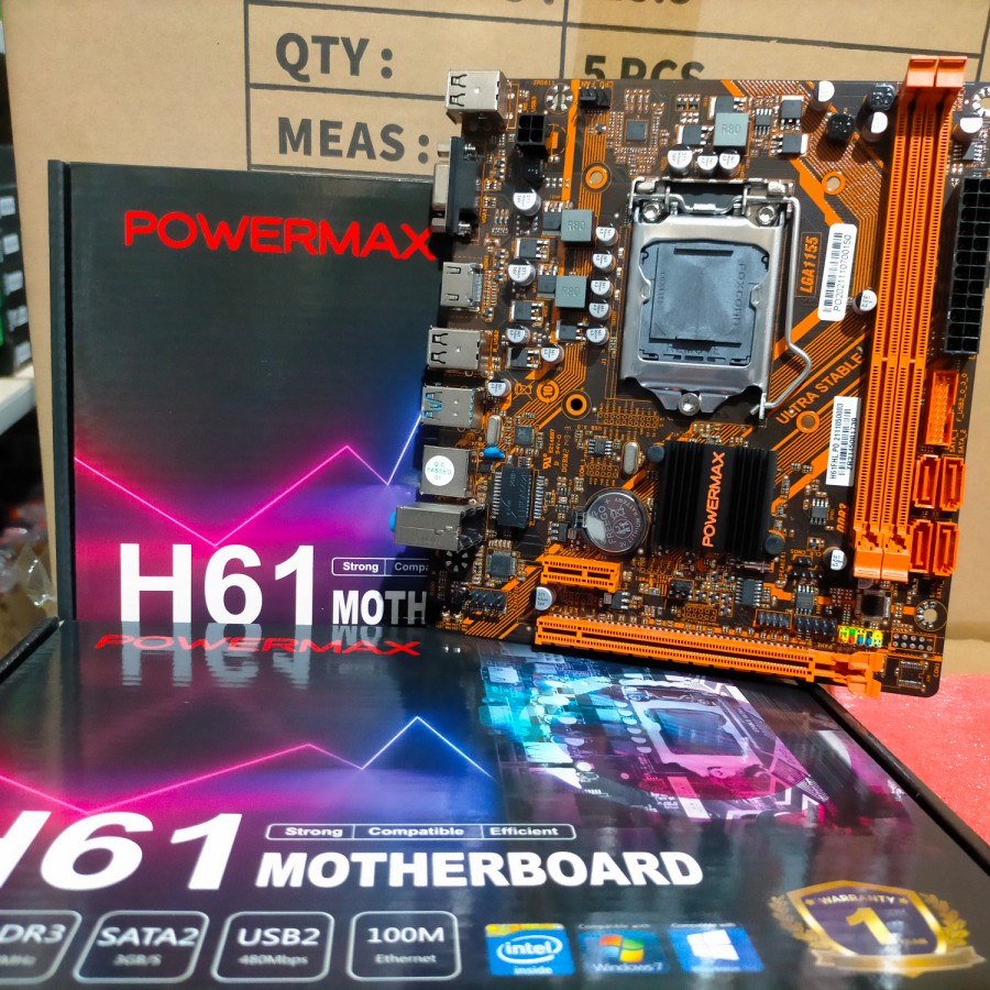 Motherboard Powermax H61 DDR 3 Socket LGA 1151