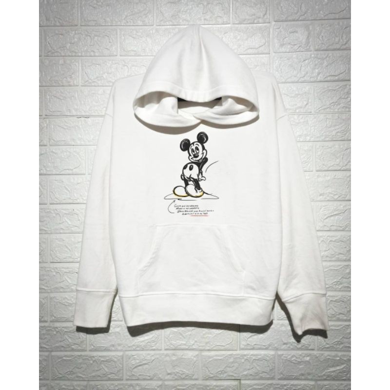 Hoodie Uniqlo x Mickey Second Pria Wanita