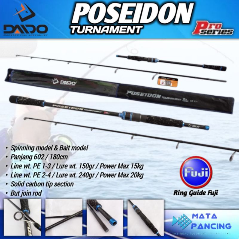 (COD) JORAN JIG DAIDO POSEIDON PRO SERIES PE 2-4 (FUJI) CARBON SOLID