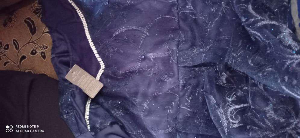 Kebaya Batik Couple Aleena Navy