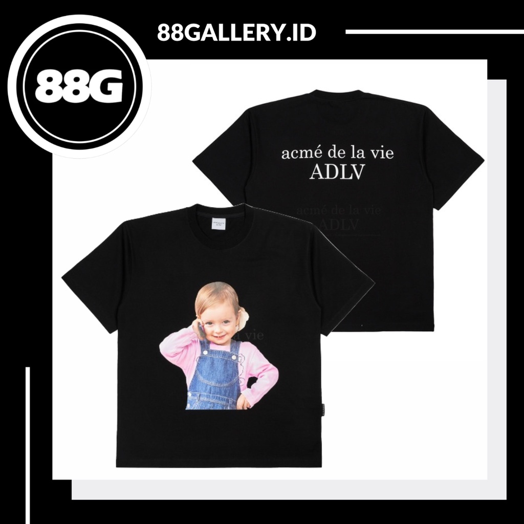 ADLV Telephone Girl Black Tee 100% Original