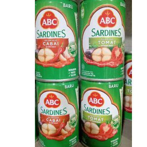 

Sarden abc kecil 155 gram sardines tomat cabai