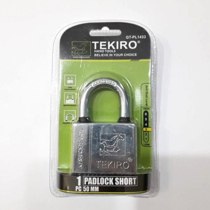 *#*#*#] TEKIRO Gembok 50 mm leher pendek keep soligen
