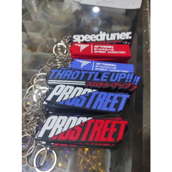 Gantungan Kunci Karet Tebal Prostreet Throttle up targn speedtuner