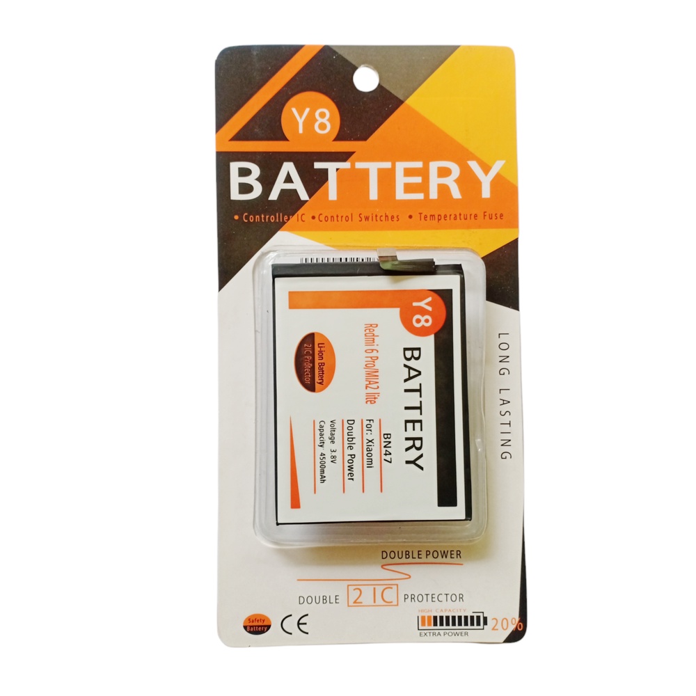 Baterai Dobel Power Xiaomi Redmi 6 Pro Mi A2 Lite BN47 Battery HP Xiaomi Redmi 6 Pro - Batu Batre Mi