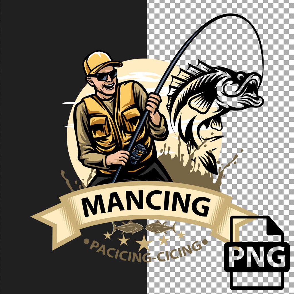 48 Gambar Logo Mancing Terpopuler Lingkar Png