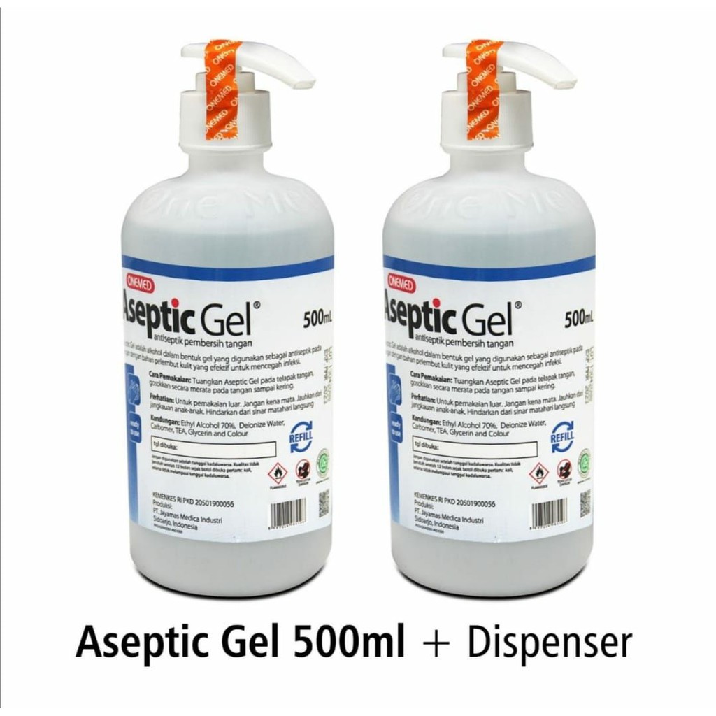 Aseptic Gel Onemed 500 ml pump