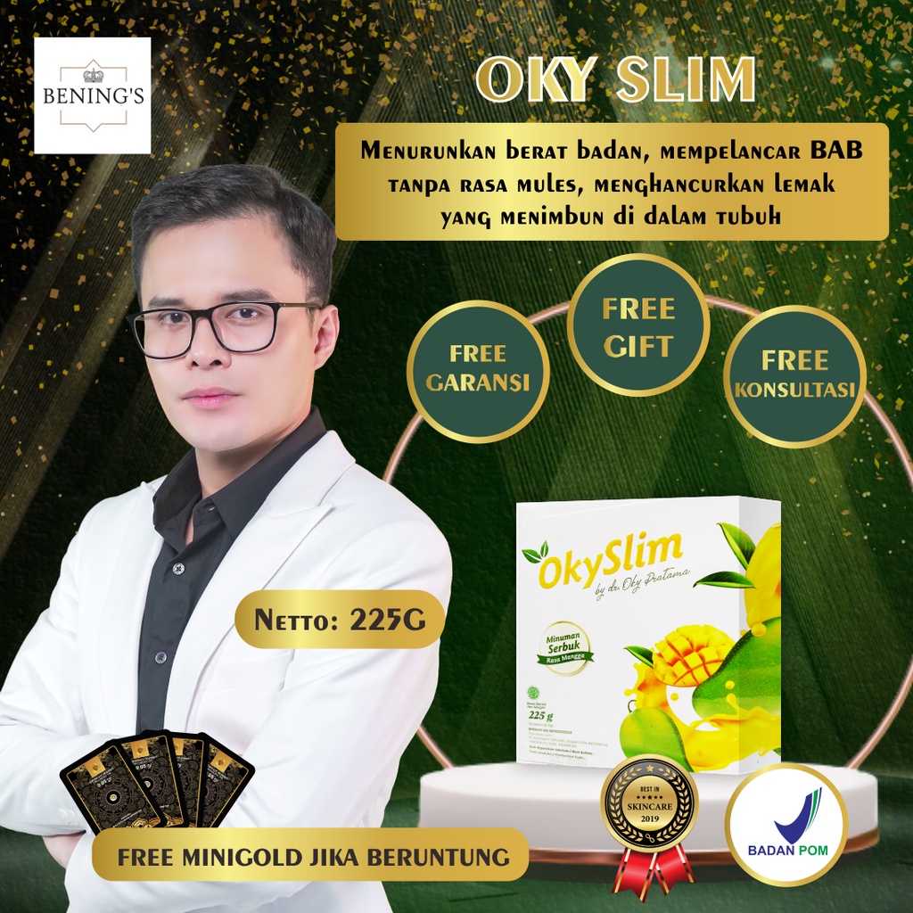 OKYSLIM BENING SKINCARE DR. OKY PRATAMA | PELANGSING ANTI GAGAL | MELANGSINGKAN & MENURUNKAN BB | BP