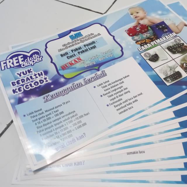 

Brosur custom murah.