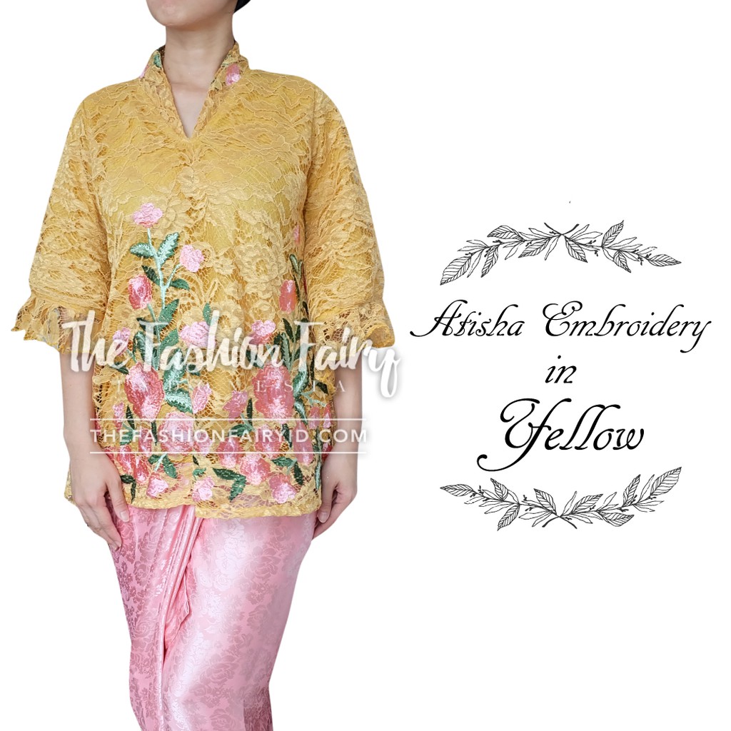 BLOUSE BRUKAT ATISHA EMBROIDERY