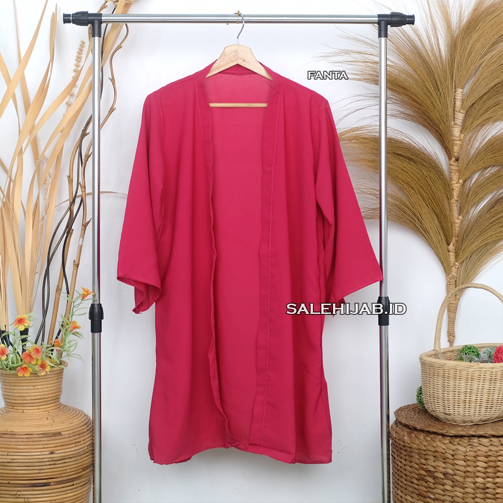 LONG CARDIGAN WOLFIS PREMIUM (cardi / cardy woolpeach)-FANTA