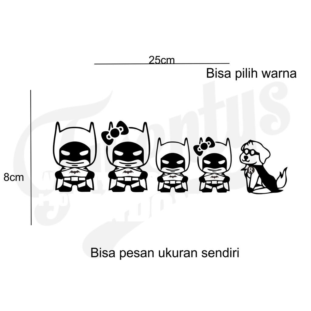 

STIKER BATMAN STICKER BISA DITEMPEL DIMANA SAJA