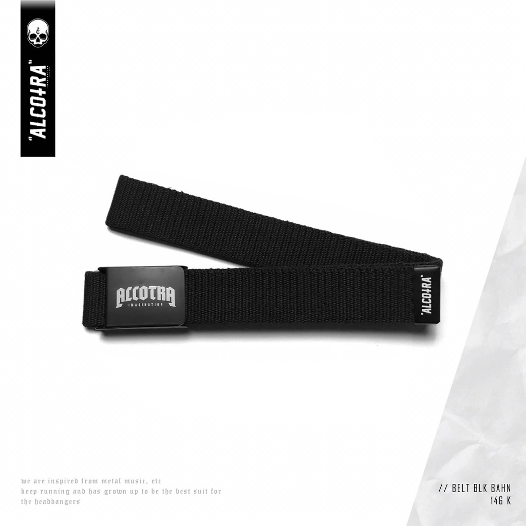 BELT BLK BAHN / IKAT PINGGANG HITAM BAHN