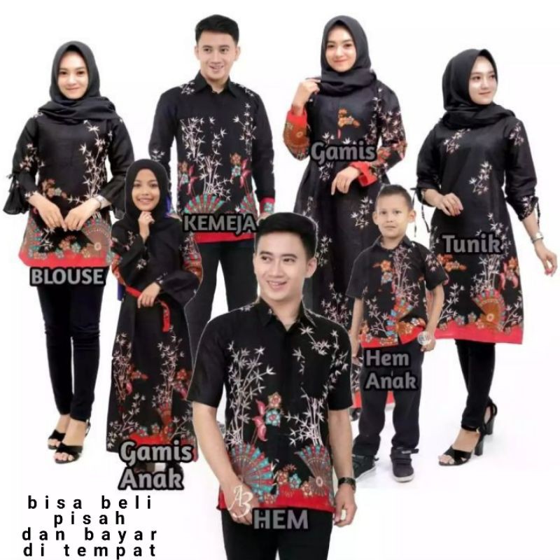 Paling Murah Couple Batik Couple Keluarga Baju Couple Kemeja Couple Batik Baju Anak Gamis Anak Set Keluarga WGNRnOgC8aglBr