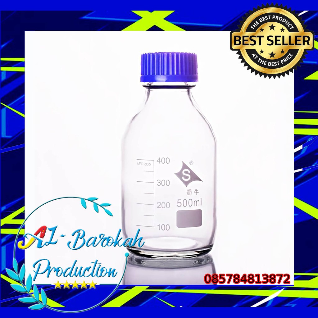 Botol Sampel Bening 500 ml RRC