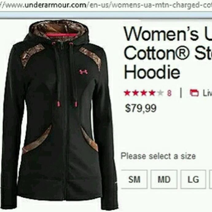 Original Hoodie Under Armour Cotton Storm Camo Deevagrosir.Olshop