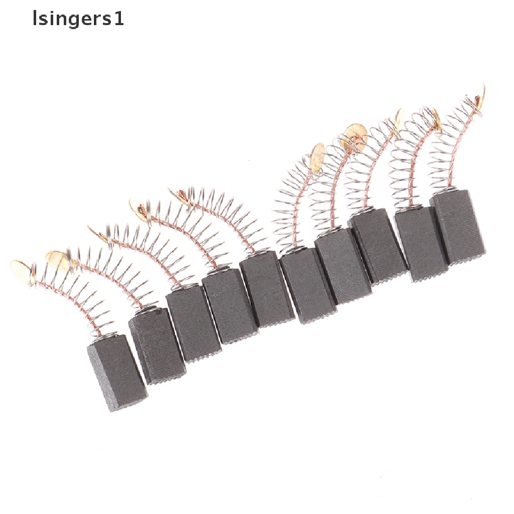 (lsingers1) 10pcs / set Sikat Karbon Gerinda Sudut Elektrik 5x8 X 15mm Untuk Bosch 20