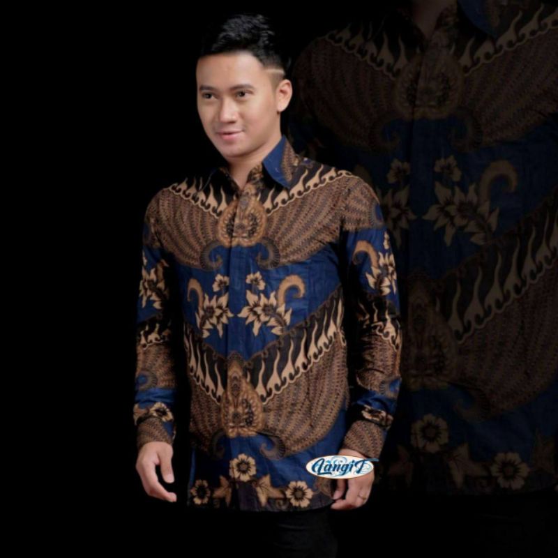 Baju Kemeja Batik Pria Dewasa Murah Lengan Panjang Modern Kondangan Mewah Premium