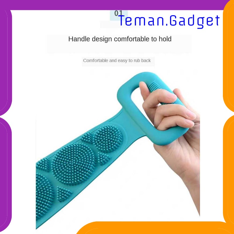 TG-FE351 BWOHOPS ALAT BANTU MANDI SIKAT PUNGGUNG SILICONE SCRUB BRUSH - BW60