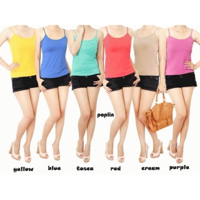 Tanktop wanita  Tali  Kecil  Shopee Indonesia