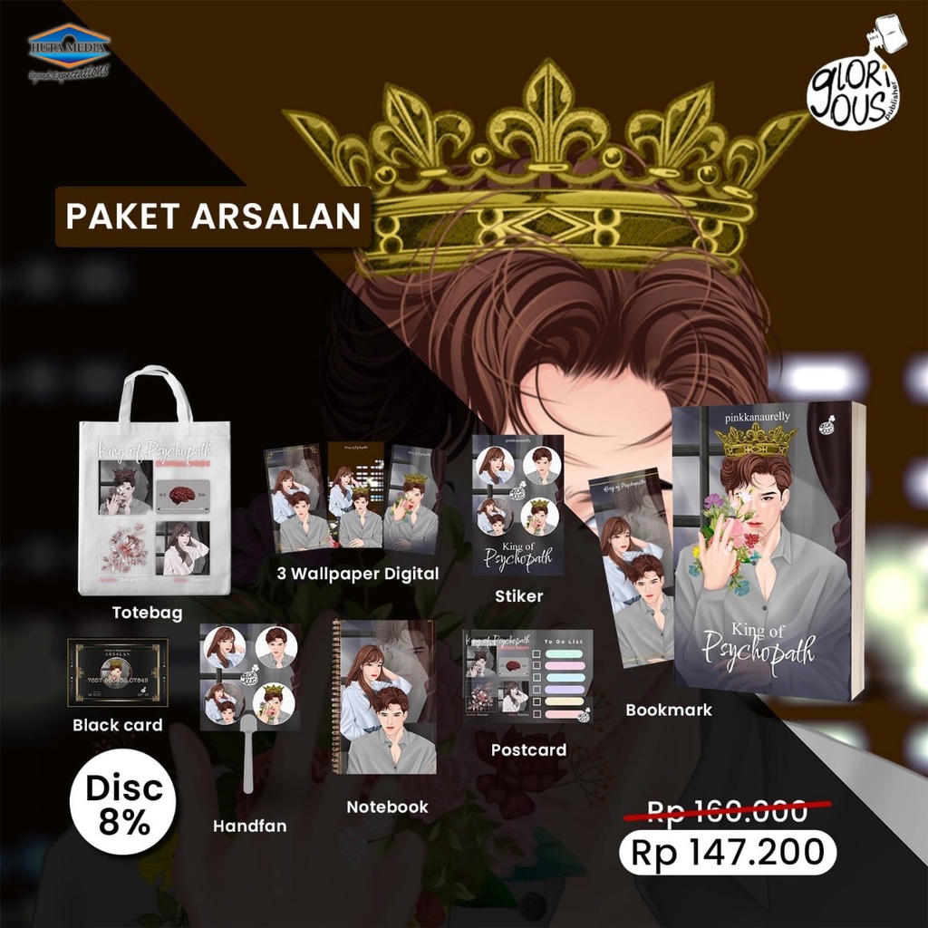 Novel KING OF PSYCHOPATH - Pinkkanaurelly