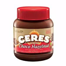 

CERES CHOCO HAZELNUT SPREAD 200 GRAM BOTOL | SELAI COKELAT