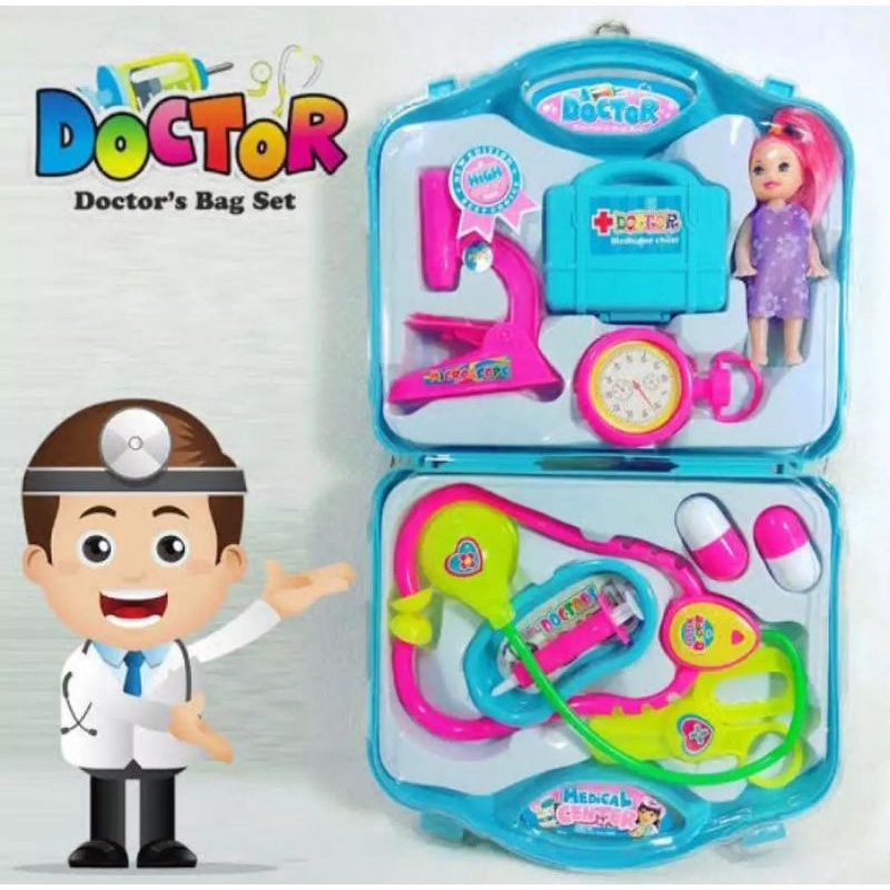 mainan dokter koper besar/mainan edukasi/mainan dokter-dokteran/mainan dokter koper lengkap besar