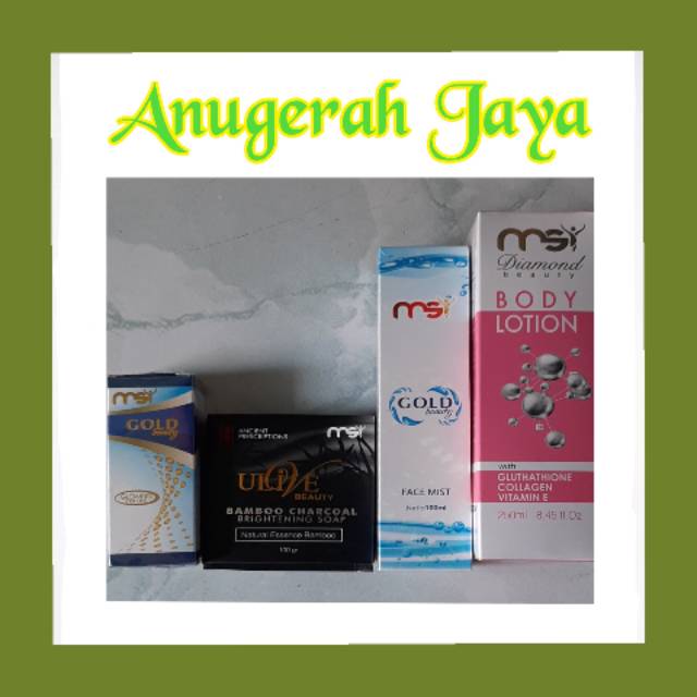 Paket Serum+Sabun Bambo+Face Mist+Body Lotion MSI ORI