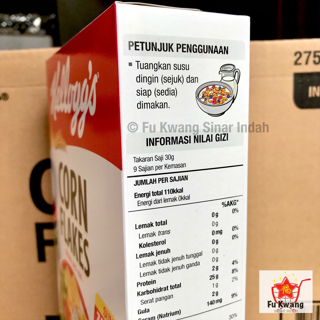 

Kelloggs Kellogs Kellogg's Corn Flakes Sereal 275 gram