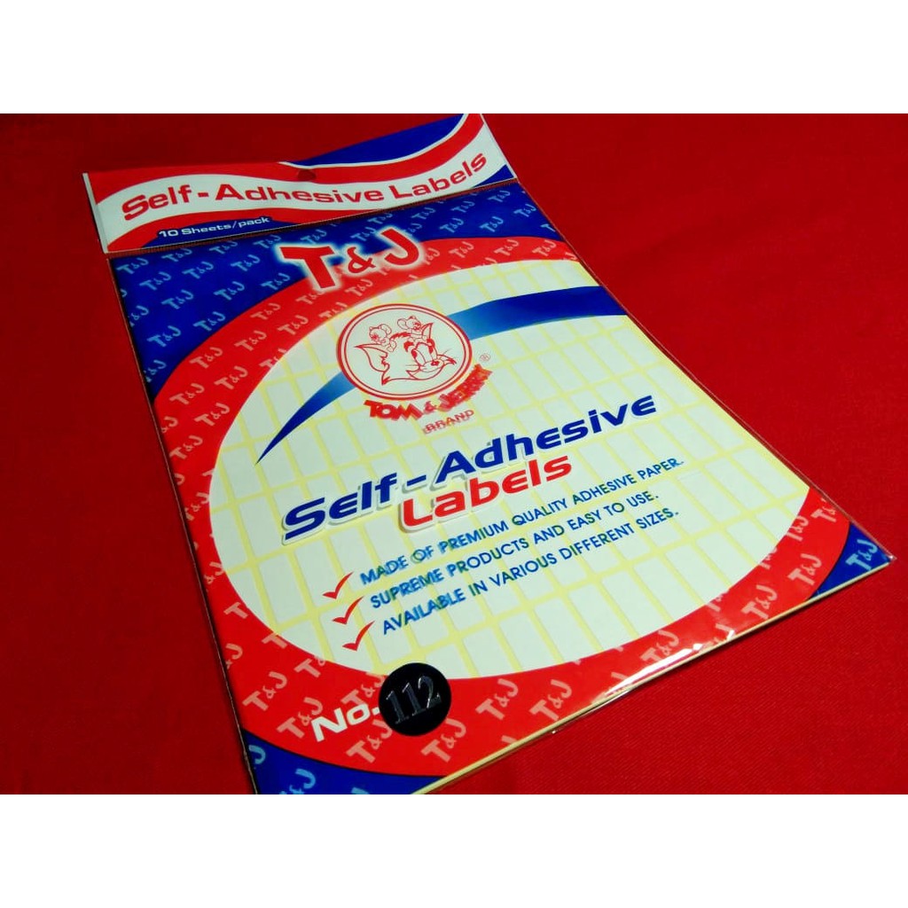 

Tom & Jerry Label Polos 112 ( 2 set - 20 lembar )
