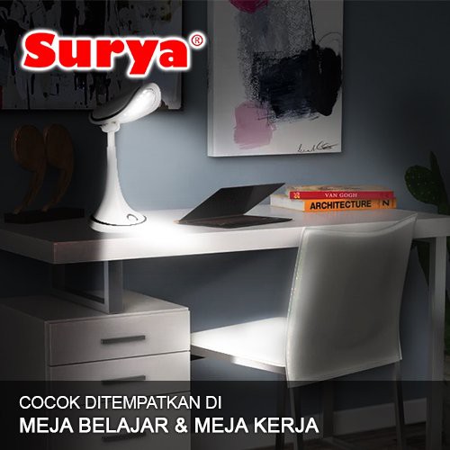 Surya Lampu Emergency Touch Sensor Lampu Belajar Lampu Meja Lampu Baca 22SMD LED SYD V2210