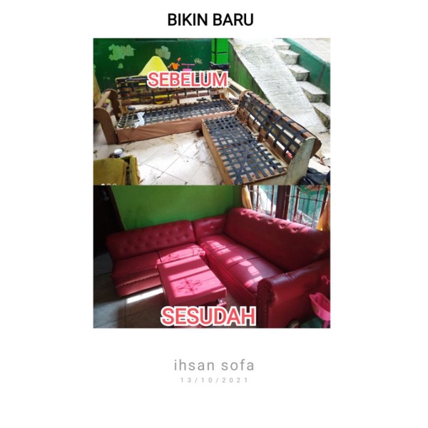 bikin baru sofa/ service sofa