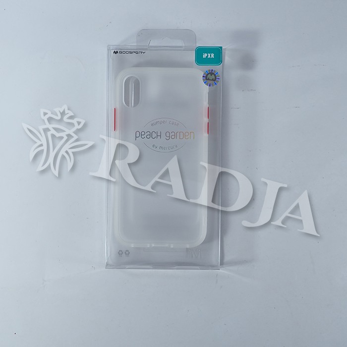 Mercury Goospery Peach Garden Bumper HardCase iPhone XR _ ORIGINAL