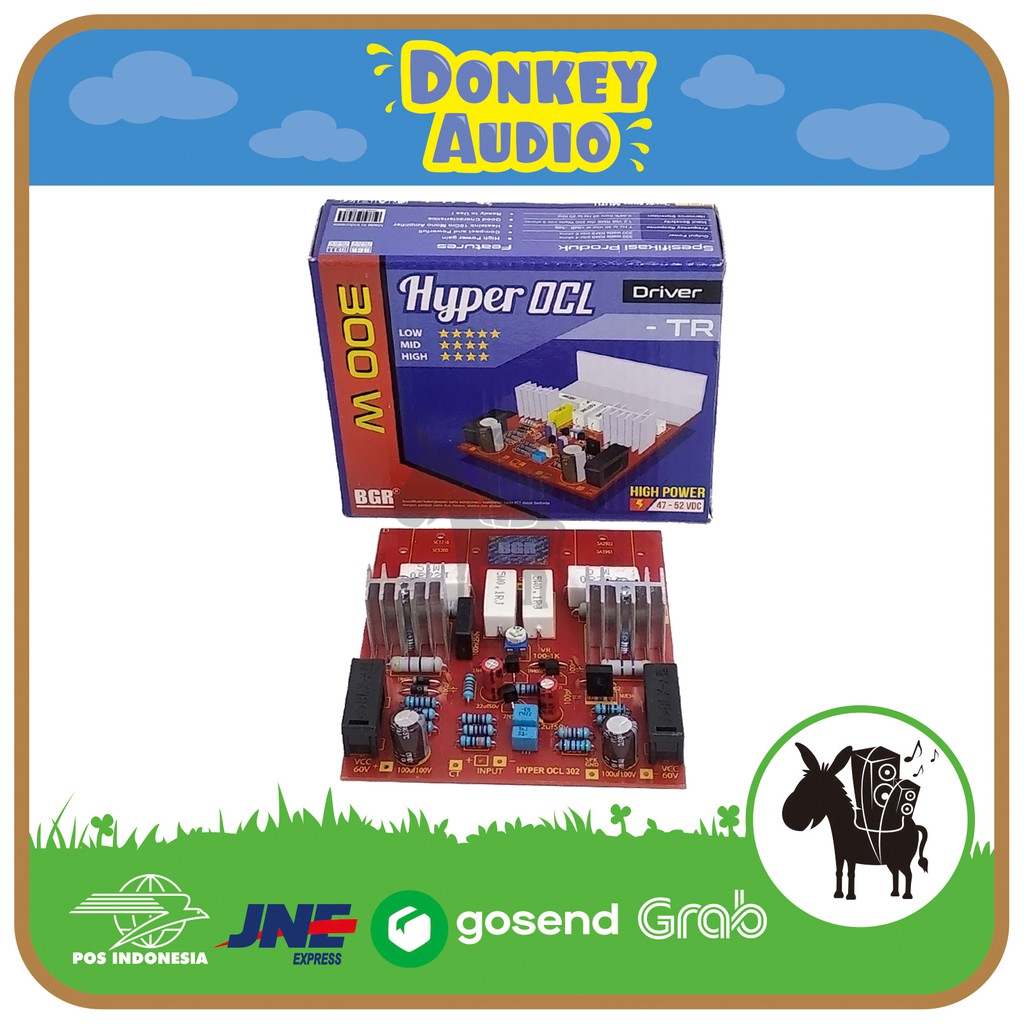 Kit Module Power Amplifier Mono Hyper OCL 300W Tanpa Transistor Bell BGR Penguat Suara High Power Un