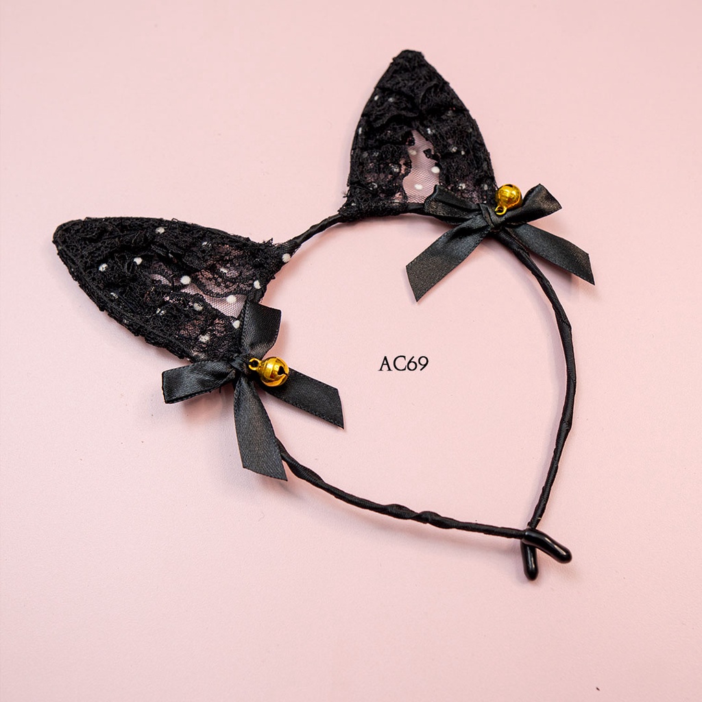 [READY STOK] AKSESORIS BANDO EAR RABBIT COSPLAY LACE LINGERIE SEXY AC69