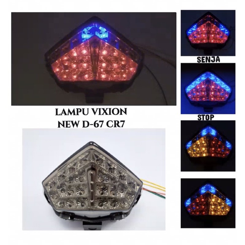 STOP LAMP VIXION NEW NVL &amp; nva lampu stop yamaha vixion new 3in 1