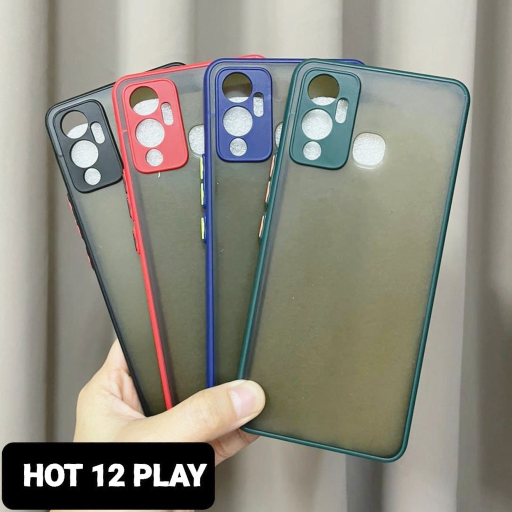 SOFTCASE INFINIX HOT 12 PLAY - CASE MATTE FULL COLOUR MY CHOICE BUMPER CASE PELINDUNG KAMERA