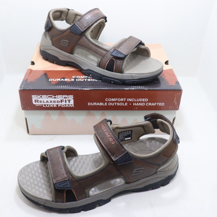 Sandal Gunung Skechers Original TRESMEN.HIRANO - Brown (Size 45)