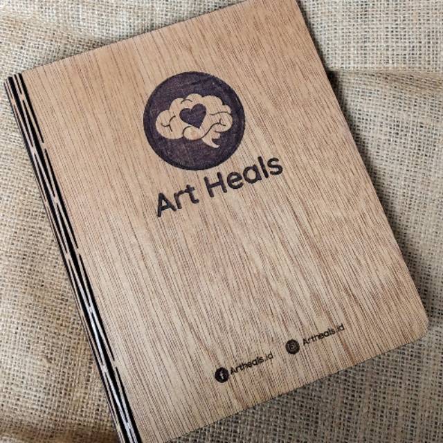

Buku Agenda BINDER A5 Cover Kayu - by Kayuyo Custom Grafir