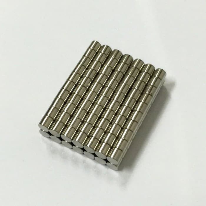 Magnet Daya Rekat Kuat - Round Neodymium 3X3mm (5pcs)