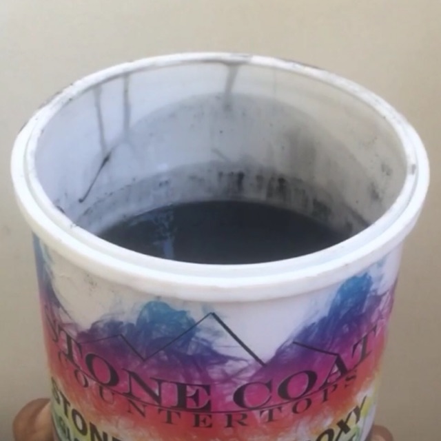 

Stonecoat cat epoxy black met colour 1litter