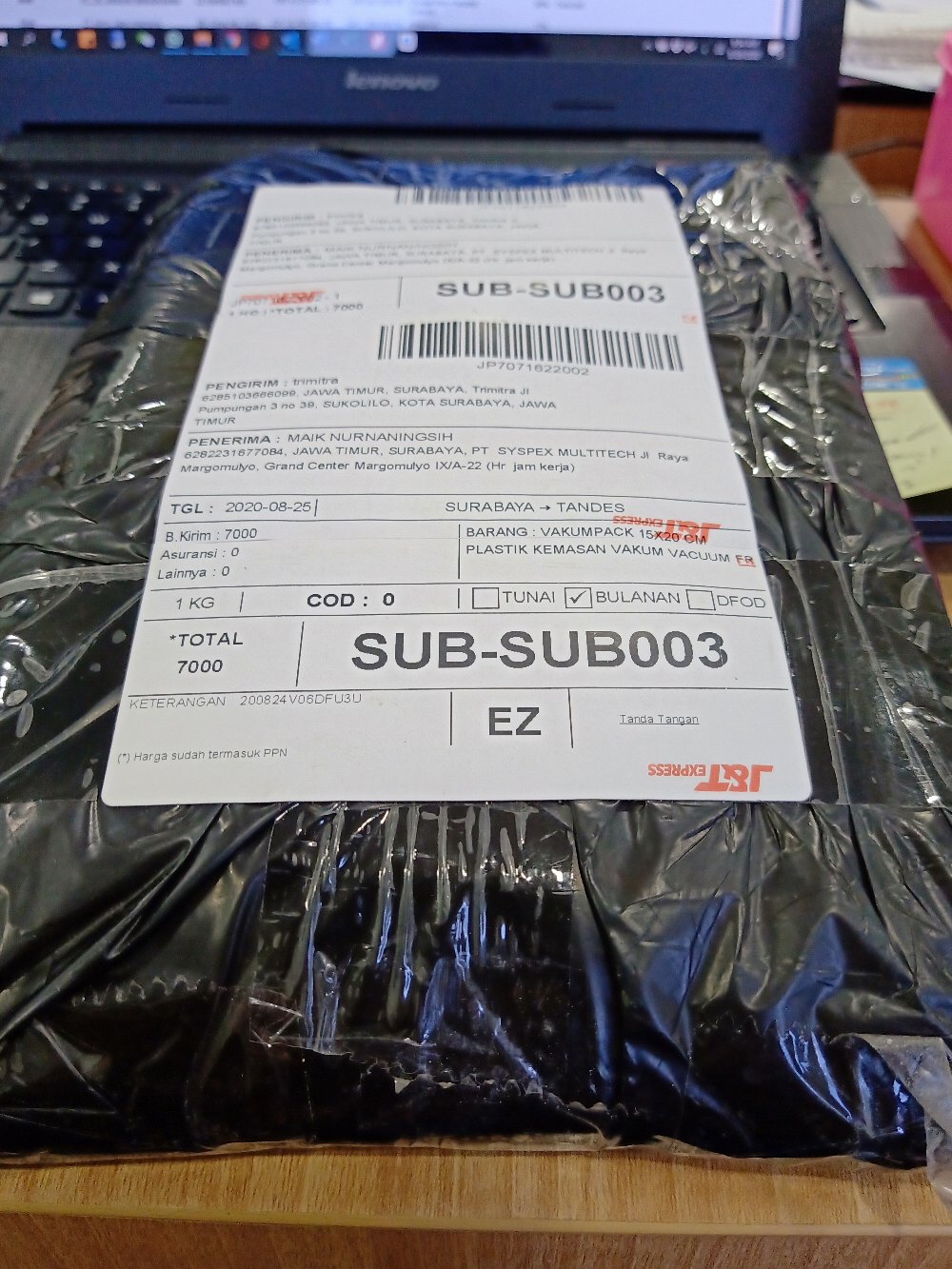 Plastik Vacuum Tipe B Plastik Vakum Plastik Vacum Plastik Frozen Food Plastik Kemasan Frozen Food