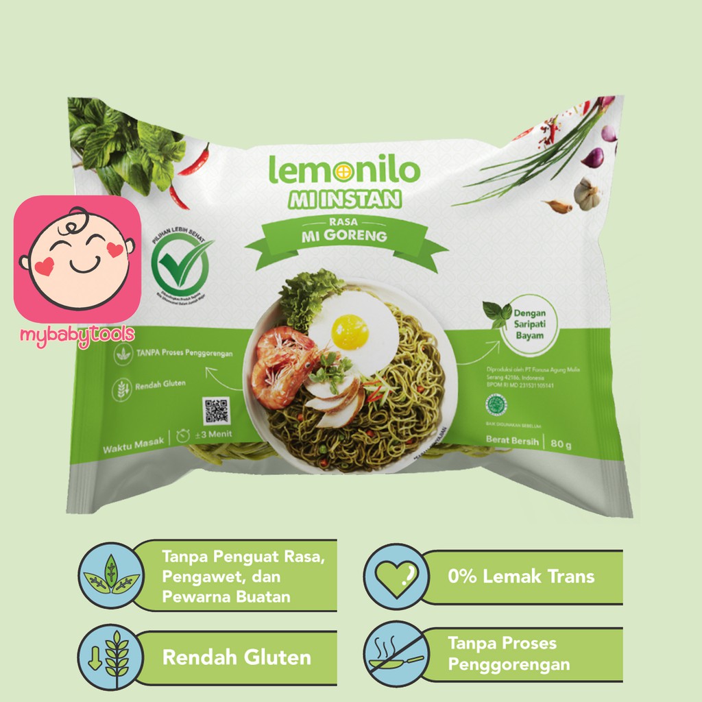 Lemonilo Mie Instan Sehat Mie Goreng Ayam Bawang Kari Ayam Pedas Korea Shopee Indonesia