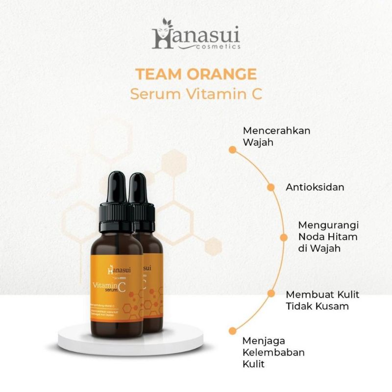 BPOM SERUM HANASUI ( Gold/Pink/Biru/Oren )