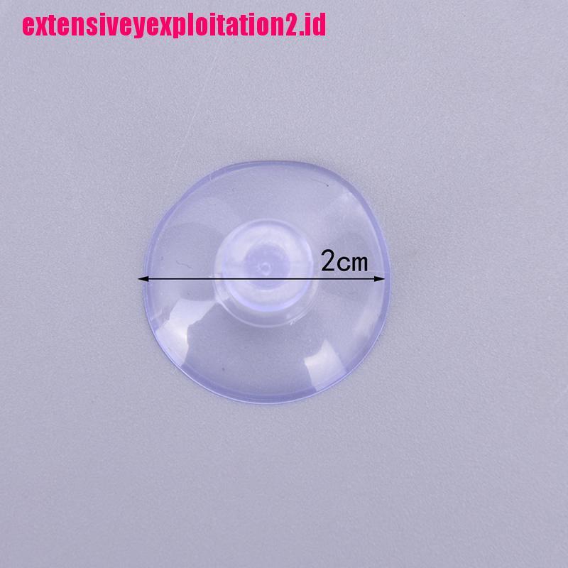&lt; E2id &amp; &gt; 20PCS / Lot Cup Vakum Suction Bentuk Kepala Jamur 20mm