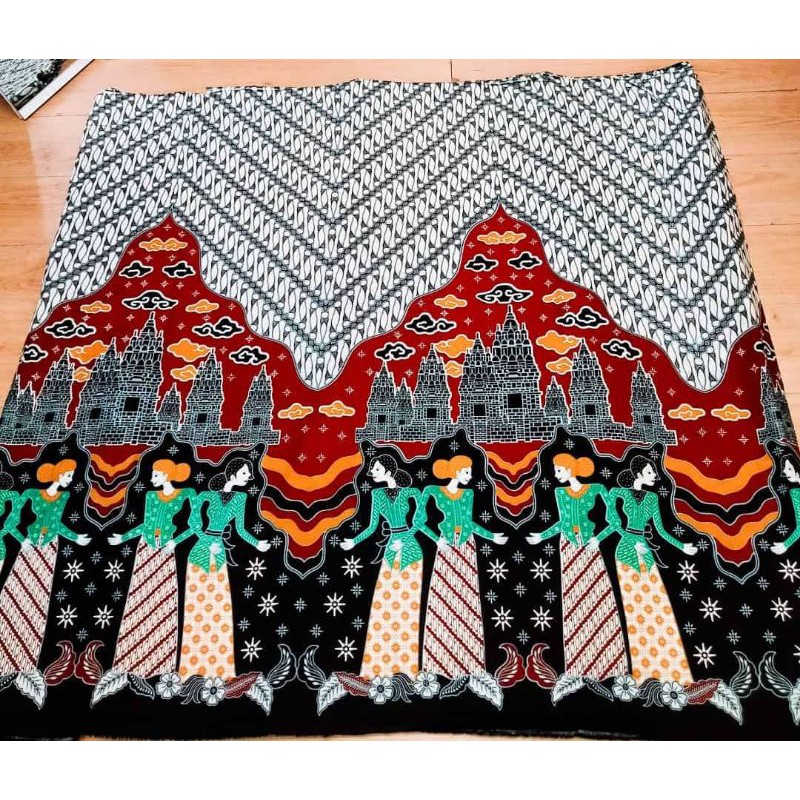 Kain Batik Primisima motif Prambanan
