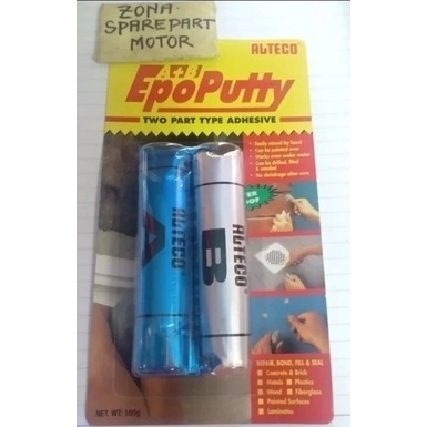 

Lem porting / Lem Epo Putty alteco 100 gram / Epo Putty alteco 100 gram Alteco asli Lem porting